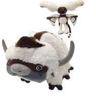 28-45cm Kawaii Avatar: The Last Airbender Appa Momo Plush Toys Doll Anime Avatar Soft Stuffed Dolls 