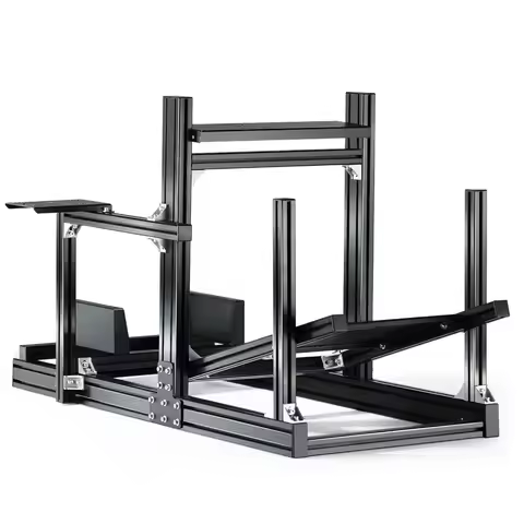 Adjustable Stand Modular DIY for Logitech Fanatec CSLDD US Shipping GT/F1 Sim Racing Cockpit 8040 Al