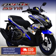 Decal Aerox 155 VVA Lama Striping AEROX 155 Lama Stiker Aerox 155 Old Ferari