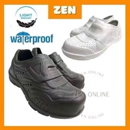 [ZEN] Kids Ultra Light Weight  Slip-on School Shoes Size 28-33 I Black Shoes I Children School Eva S
