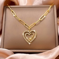 Rantai Leher cop 916 Golden Plated emas korea 916 gold necklace 916 rantai kaki emas korea EMAS Korea LOVE Necklace