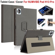 For NUMVIBE Pad H13 Pro Tablet High Quality PU Leather Stand Flip Cover Numvibe Pad H13Pro  Fashion 