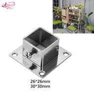 [Abbraccia] 5x Square Post Flange Post Base Heavy Duty Floor Post Flange Porch Railing Benches