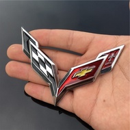 Corvette F1 Car Sticker Suitable for Corvette Corvette Corvette Corvette Modified Metal Car Sticker 