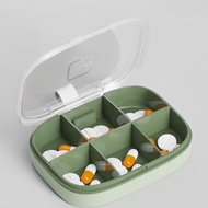 1PCS Medicine Tablet Dispenser Organizer Pill Box Splitters Organizer Pill Case Four grid Compartment Travel Pill Box Organizer