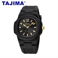 Jam Tangan Pria Analog Tajima 9393 Rubber Original Tajima Garansi 1