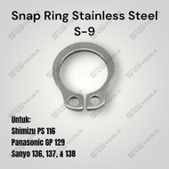 Snap Ring S9 - SnapRing / circlip Stainless Panasonic Sanyo - Water Pump Spare Parts