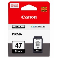Canon PG-47 Black Ink (15ml), ( for Printer E400 / E410 / E460 / E470 / E480 / E3170)