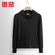 ♠☍  Uniqlo Womens Summer Sun Protection Jacket Breathable UV Protection Hooded Hiking Outdoor Sports
