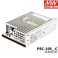 PSC-100A-C PSC-100B-C MEAN WELL original  27.6V meanwell PSC-100 100.74W Single Output with Battery 