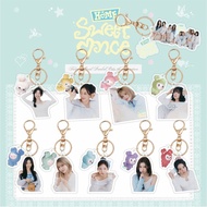 TWICE Home Sweet Once Fan Club Acrylic Key Chain Nayeon Jeongyeon Momo Sana Keychain Transparent Key