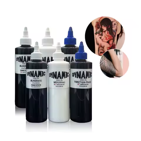 8OZ 240ML Black Tattoo Ink Pigment Original BLK Dynamic Triple Black Ink Professional Tattoo Pigment