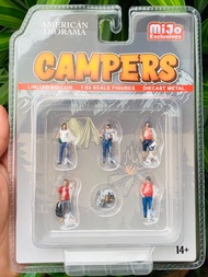 Hobby Store mô hình Figure American Diorama Campers Full Metal tỉ lệ chuẩn 1/64