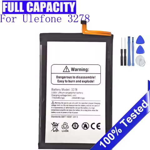 7700mAh Li-ion Battery batteries For Ulefone 3278 Note 12P mobile phone battery