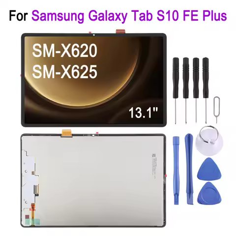 13.1'' LCD Screen For Samsung Galaxy Tab S10 FE Plus SM-X620 SM-X625, S10 FE+ Tablet LCD Display Tou