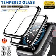 3D Curved Edge HD Tempered Glass for A-pple Watch Ultra1 2 3 49MM 41MM 45MM Screen Protector iWatch 