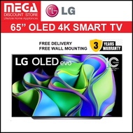 LG OLED65C3PSA 65" 4K OLED C3 SMART TV + FREE WALLMOUNT