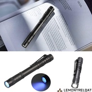 LEMONTRELQAT Pen Shape Flashlight, Waterproof Portable LED Flashlight, Useful Mini LED Pen Clip Ligh