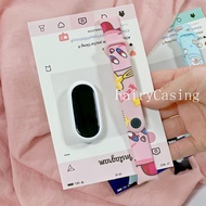 Cute Cartoon Printing Silicone Strap for Xiaomi Mi Band 10 9 8 Bracelet Accessories for Mi Band 10 N