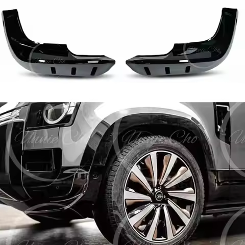 Front Bumper Spoiler Splitter Lip for Defender ABS Protective Corner for Land Rover Defender 90 110 