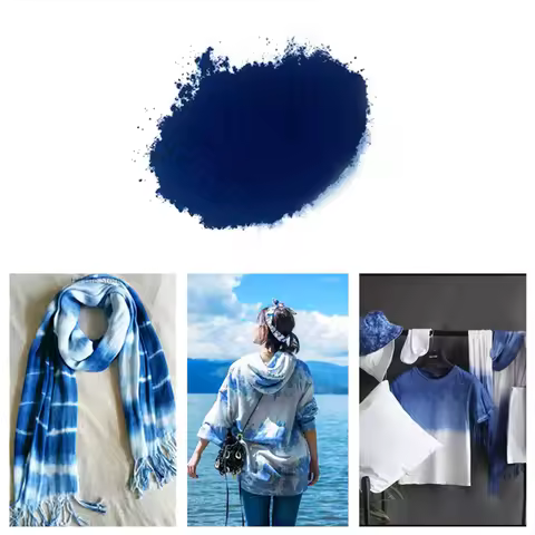 20g Dark Blue Fabric Dye DIY Fabric Tie-dye Dye Clothing Dye Textile Dyeing Transformation Cotton De