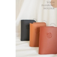 PASSPORT COVER PASSPORT CASE PASSPORT HOLDER - COVER PASSPORT WALLET/ - LEATHER PASSPORT CASE - YOON