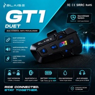 BLAISE GT1 DUET Bluetooth Helmet Intercom Original 2 Rider Headset Motorcycle Helmet Waterproof Nois