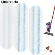 LIMERENCIA Reusable Microfiber Mop Pad, Washable Removable Flat Mop Replacement Cloth,  Cotton Large
