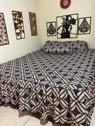 Seprei motif batik rumbai t20