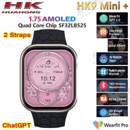 AMOLED HK9 Mini+ Plus 41mm Smart Watch Women ChatGPT NFC Compass Voice Asisstant Sports Bluetooth Ca