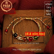 Trending FIVE-COLOR BRACELET 5 PILLS BALANCED LUCKY FIVE ELEMENTS BINH AN [VIP]