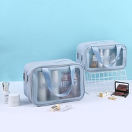 PTT Tas Kosmetik Transparant WASHBAG Pouch Travel Make Up Bag Organizer Dompet Kosmetik Toiletry Wat