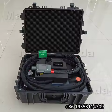 Perfect Laser CNC Suitcase Laser Old Metal Paint Removing Portable 100 Watt JPT Fiber Laser Rust Rem