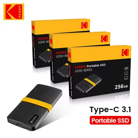 Kodak USB3.1 Type-c Portable ssd 1tb external hard drive 512GB Gen 2 SSD Hard Drive 256GB Solid stat