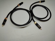 สายสัญญาณ RCA  Canare MR202-2AT (MADE IN JAPAN) WBT ราคาต่อ 2 เส้น พร้อมใช้งาน u