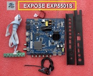 เมนบอร์ด ทีวี EXPOSE EXP5501S พาร์ท KK.RV22.801 ใช้กับ จอ ST5461D11-1-4 อะไหล่แท้ / ถอดจากเครื่องให