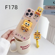 Realme C61 C63 C65 4G C65 5G C67 4G C67 5G Casing Cartoon Patrick Star SpongeBob SquarePants Lanyard