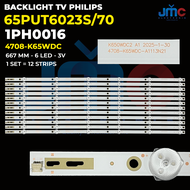Backlight TV Philips 65 Inch 65PUT6023S/70 4708-K65WDC