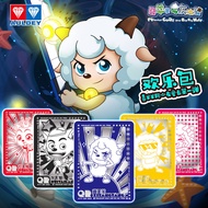 Genuine Pleasant Goat and Big Big Big Wolf Anime Happy Friendship Card Merchandise Guardian Card One