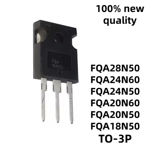 100% Quality 5/PCS FQA18N50 FQA24N50 FQA24N60 FQA28N50 FQA FQA20N50 FQA20N60 TO-3P 20N60 24N50 24N60