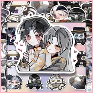 【GUYN】 贴纸 Identity V （64张） Xie Bian Fan Wujiu 宿伞之魂贴纸Q版范无咎谢必安贴纸第五人格宿伞贴纸diy平板 Wu Chang White Guard Bla