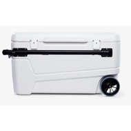 Igloo Sunset Glide 110Qt (104L) Cooler Box with Roller for Camping Picnic Barbecue Party Food and Beverage