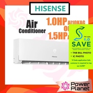 [SAVE4.0] Hisense air cond 1.0HP AI10KAGS / 1.5HP AI13KAGS  ( 4 star ) Inverter Air Conditioner R32 / AI10TUGS (5 star)