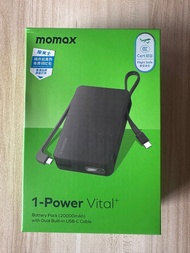 ！有追溯碼 3C認證！MOMAX 1-Power Vital+ 20000mah 30W 快速充電 行動電源 尿袋 充電寶 Power Bank Quick charge