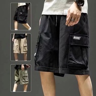 M-5XL Shorts Men Fashion Loose Plus Size Multi Pocket Casual Cargo Short Pants