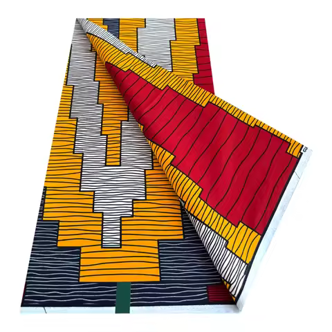 Holland Wax Wholesale Price Pagne African Wax Print Cloth 6yards For Women Dress