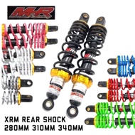 2PCS SET MHR Racing XRM /TMX/SMASH/WAVE 280MM/310MM/340MM Rear Suspension Shock Absorber