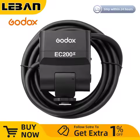 Godox EC200II 1.85m Hot shoe Remote Separation Extension Head Flash Accessories for Godox AD200PRO I