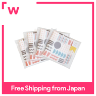 ชุดผ้าเช็ดหน้า OruTa 4ชุดผ้าเช็ดหน้าผ้ากอซพันไมโครเก้ห่อแยกกันผ้าเช็ดหน้าผ้ากอซผ้าเช็ดหน้าผ้ากอซที่ป