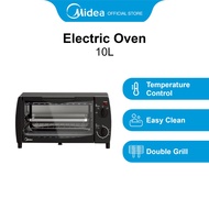 Midea MEO-10BDW-BK Black Mechanical Toaster Oven, 10L